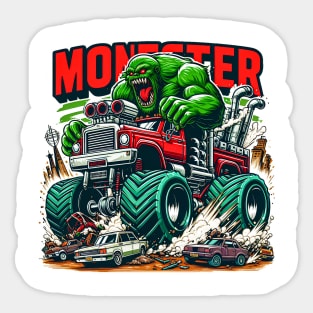 Monster Jam Truck Sticker